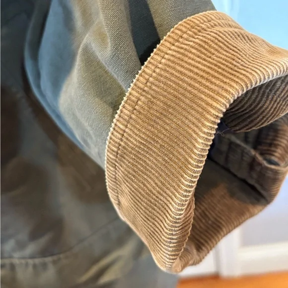 L.L. Bean Barn Chore Jacket with Corduroy collar XXL Tall in cotton canvas - Picture 3 of 9